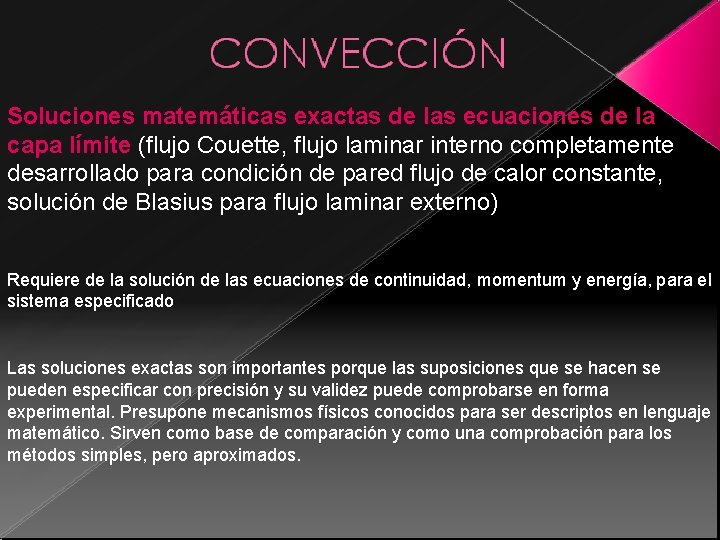Soluciones matemáticas exactas de las ecuaciones de la capa límite (flujo Couette, flujo laminar Soluciones matemáticas exactas de las ecuaciones de la capa límite (flujo Couette, flujo laminar