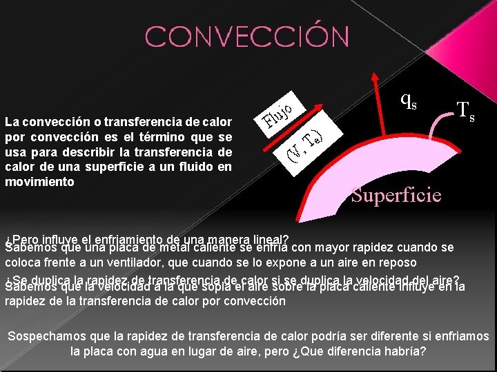 qs La convección o transferencia de calor por convección es el término que se qs La convección o transferencia de calor por convección es el término que se