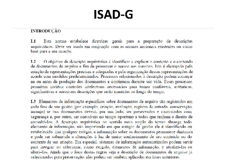 ISAD-G 