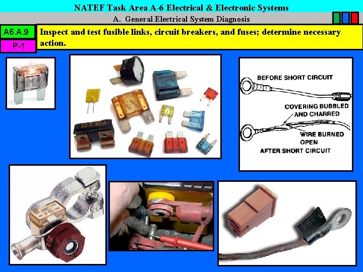 NATEF Task Area A-6 Electrical & Electronic Systems A. General Electrical System Diagnosis A