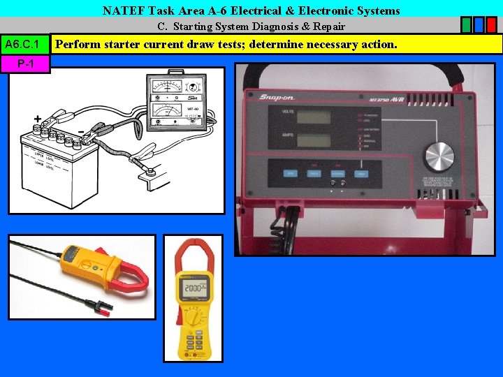 NATEF Task Area A-6 Electrical & Electronic Systems C. Starting System Diagnosis & Repair
