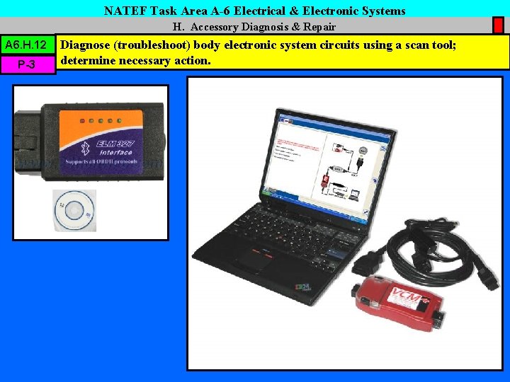 NATEF Task Area A-6 Electrical & Electronic Systems H. Accessory Diagnosis & Repair A