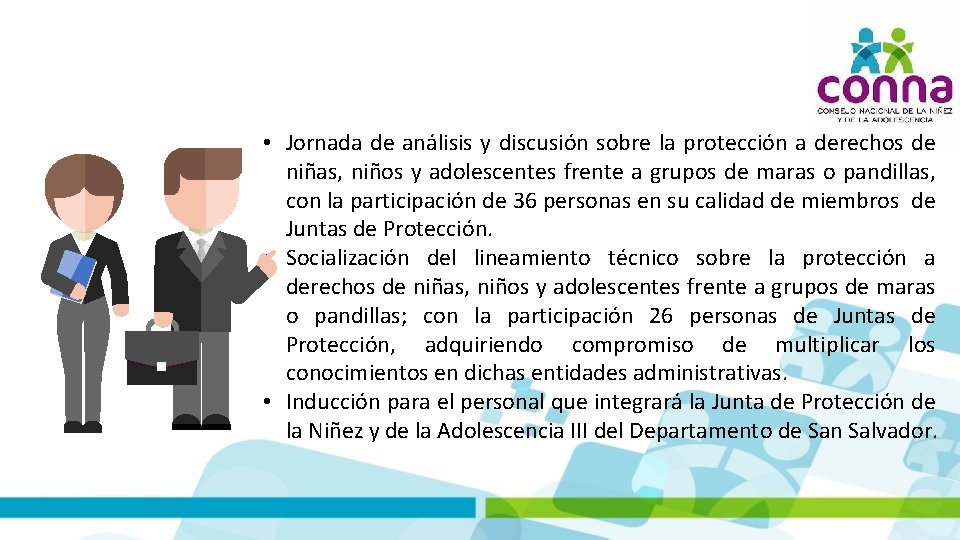  • Jornada de análisis y discusión sobre la protección a derechos de niñas,