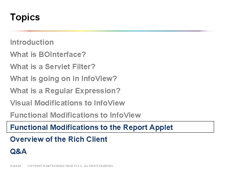 Topics Introduction What is BOInterface? What is a Servlet Filter? What is going on