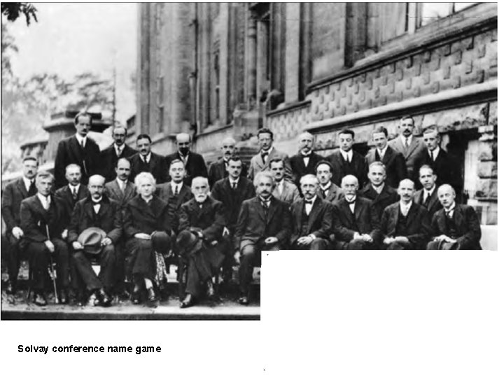 Solvay conference name game 