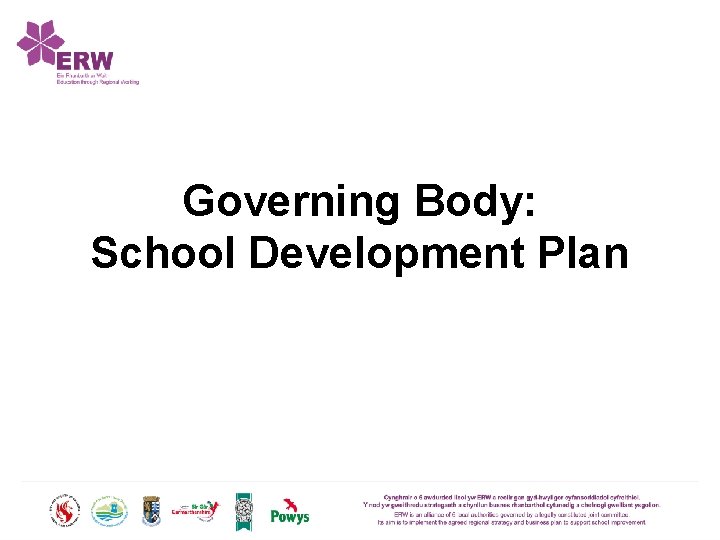 Governing Body: School Development Plan 