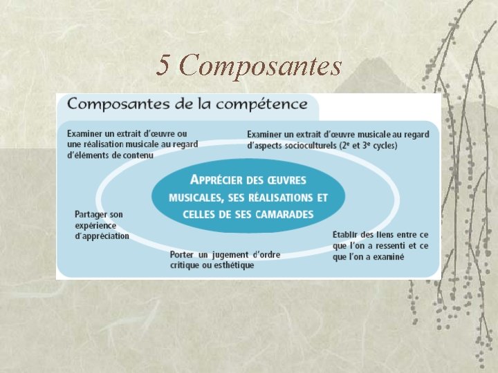 5 Composantes 