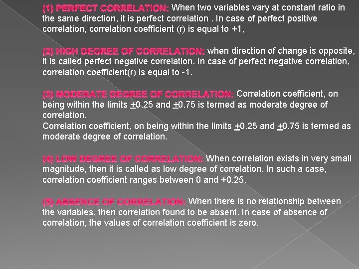 When two variables vary at constant ratio in the same direction, it is perfect