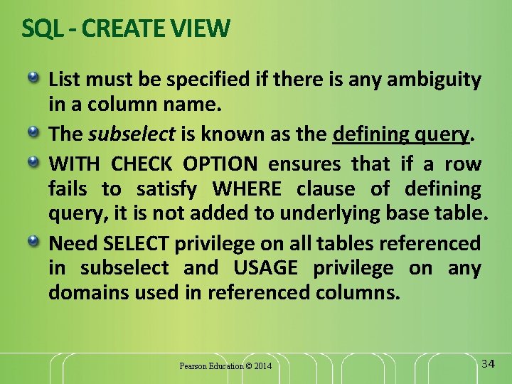 SQL - CREATE VIEW List must be specified if there is any ambiguity in