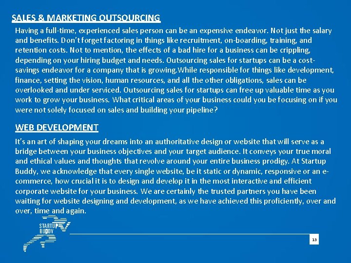 SALES & MARKETING OUTSOURCING Having a full-time, experienced sales person can be an expensive SALES & MARKETING OUTSOURCING Having a full-time, experienced sales person can be an expensive
