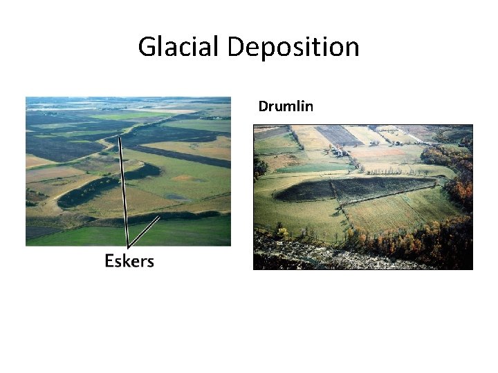 Glacial Deposition Drumlin 