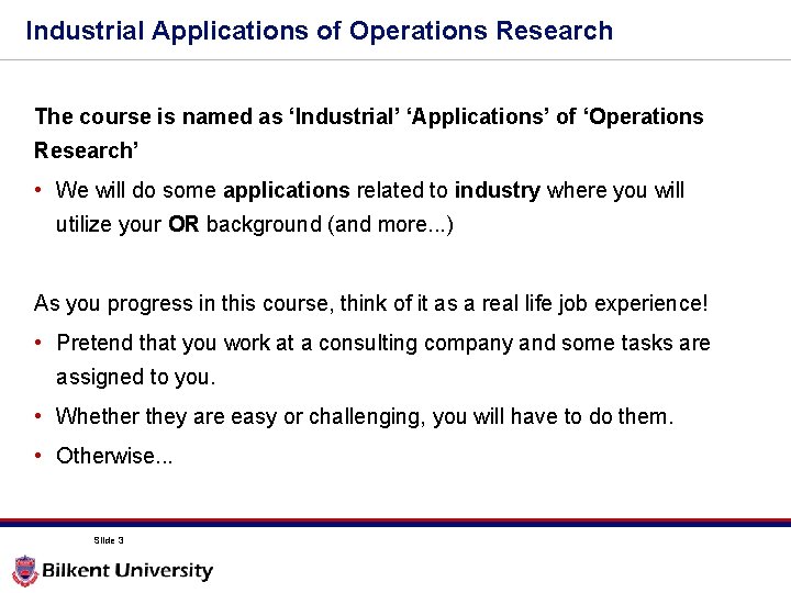 Industrial Applications of Operations Research The course is named as ‘Industrial’ ‘Applications’ of ‘Operations Industrial Applications of Operations Research The course is named as ‘Industrial’ ‘Applications’ of ‘Operations