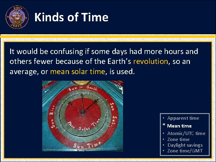 Kinds of Time It would be confusing if some days had more hours and