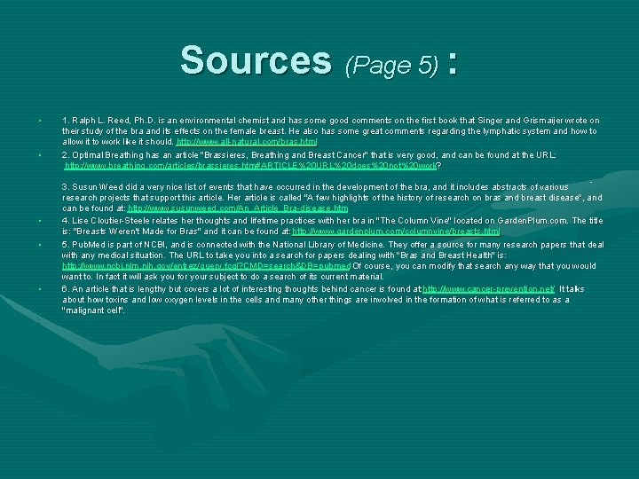 Sources (Page 5) : • • • 1. Ralph L. Reed, Ph. D. is