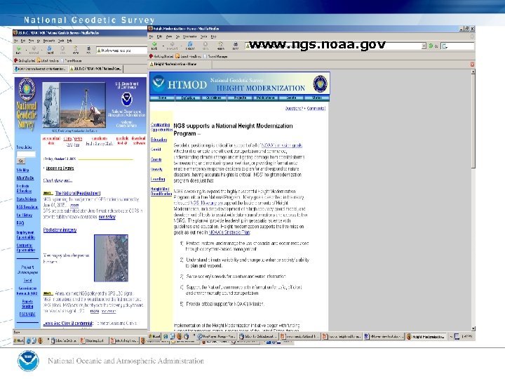 www. ngs. noaa. gov OUTREACH & EDUCAT ION 