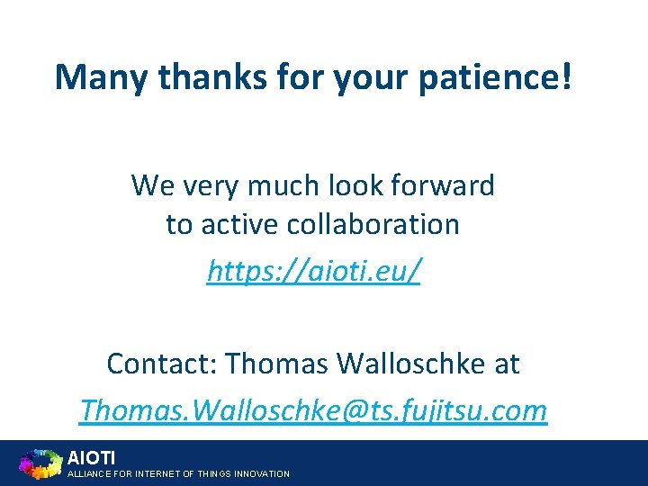 Many thanks for your patience! We very much look forward to active collaboration https:
