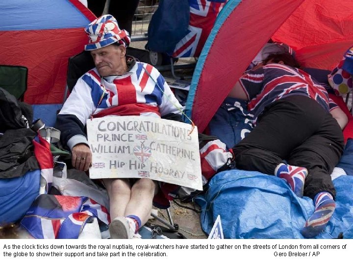 As the clock ticks down towards the royal nuptials, royal-watchers have started to gather