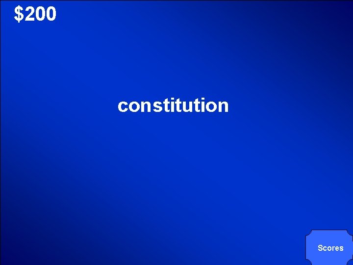 © Mark E. Damon - All Rights Reserved $200 constitution Scores 