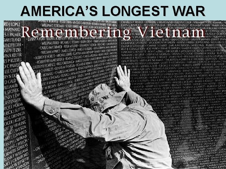 AMERICA’S LONGEST WAR 
