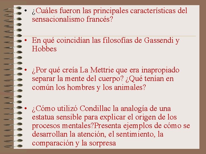  • ¿Cuáles fueron las principales características del sensacionalismo francés? • En qué coincidían