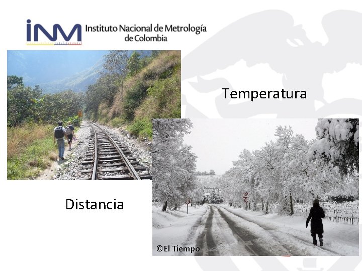 Temperatura Distancia ©El Tiempo 