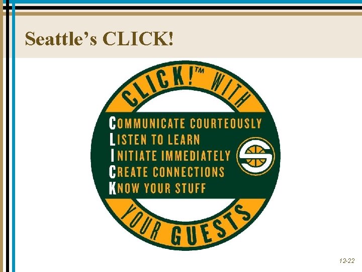 Seattle’s CLICK! 12 -22 Seattle’s CLICK! 12 -22