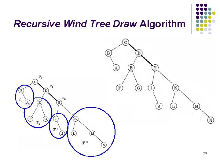 Recursive Wind Tree Draw Algorithm 38 