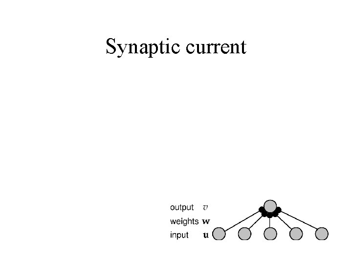 Synaptic current 