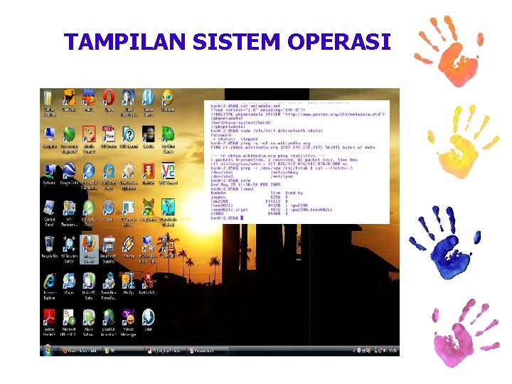 TAMPILAN SISTEM OPERASI 