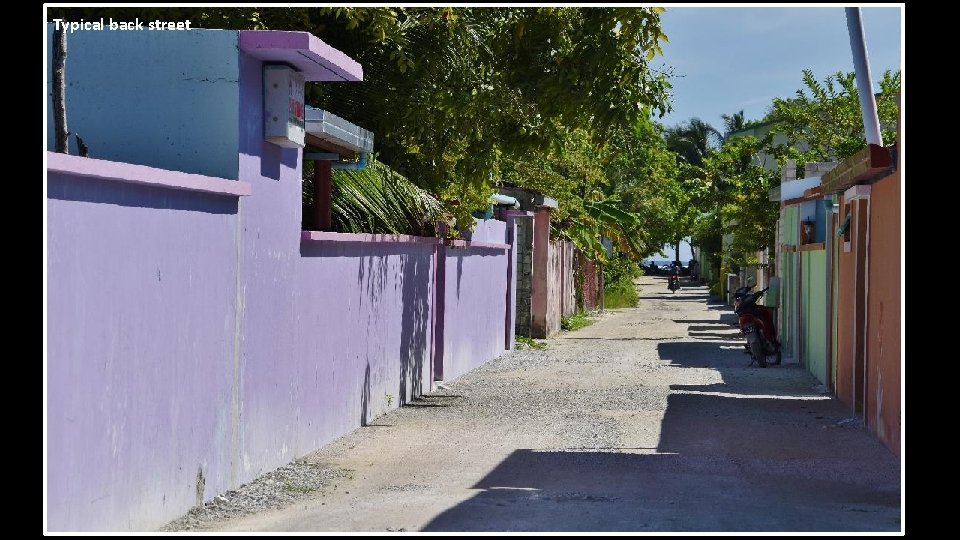 Typical back street 