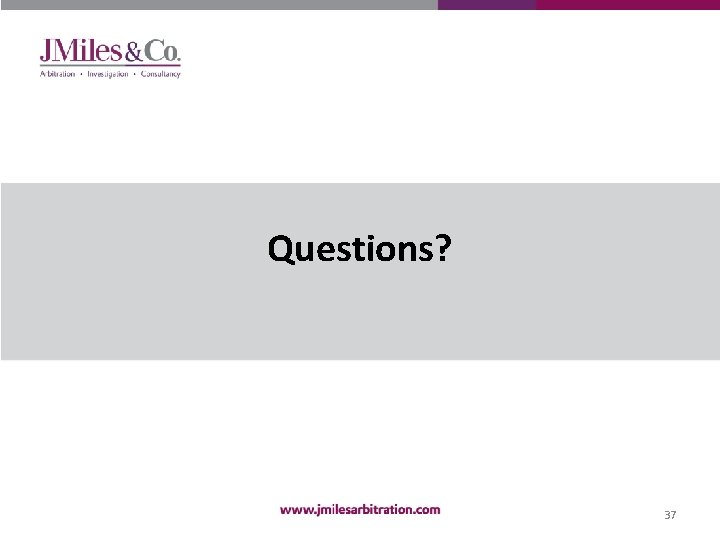 Questions? 37 