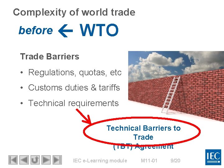 Complexity of world trade before WTO Trade Barriers • Regulations, quotas, etc • Customs