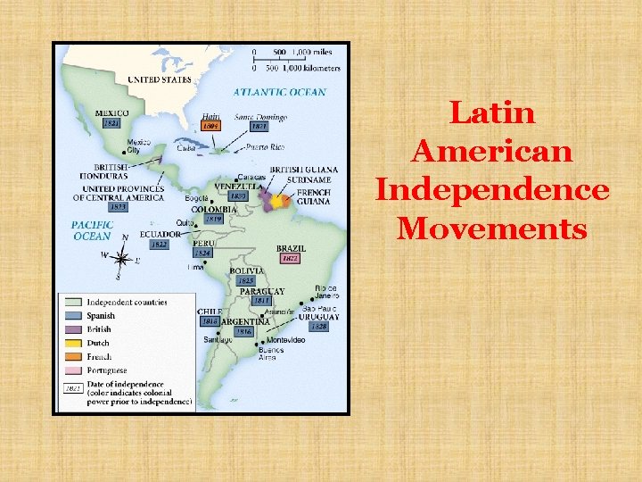 Latin American Independence Movements 