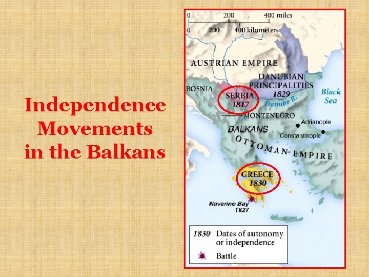 Independence Movements in the Balkans 
