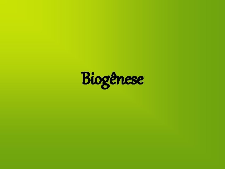Biogênese 
