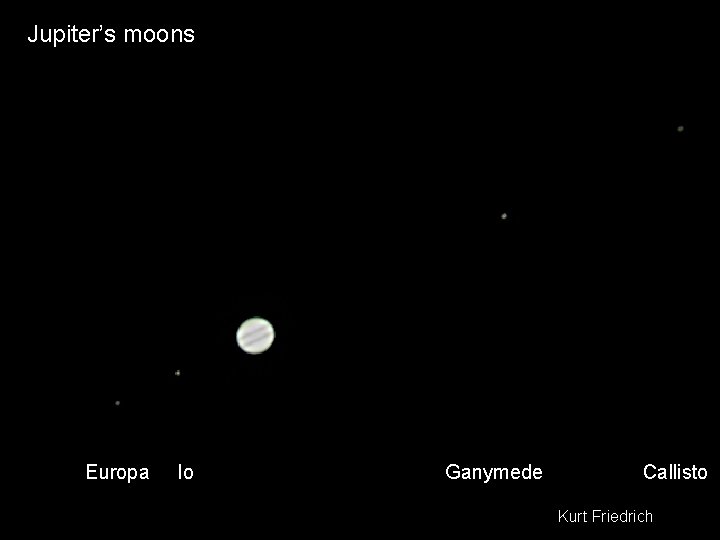 Jupiter’s moons Europa Io PX 269 Galaxies Ganymede Callisto Kurt Friedrich 