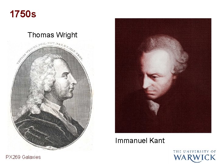 1750 s Thomas Wright Immanuel Kant PX 269 Galaxies 