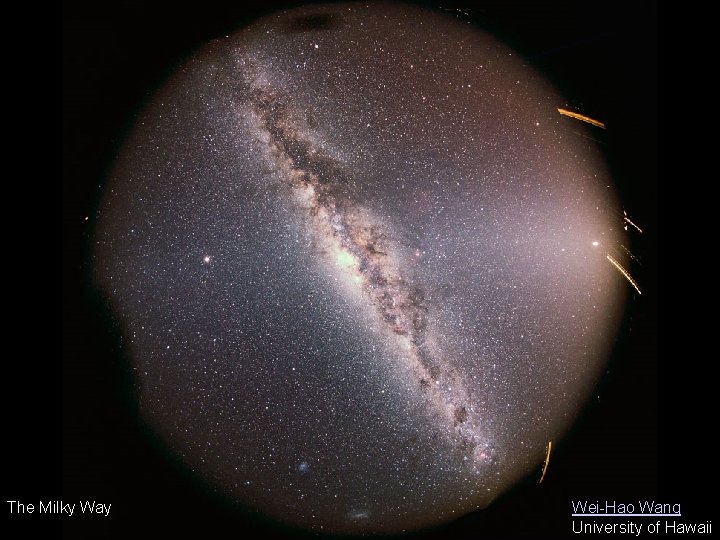 The Milky Way PX 269 Galaxies Wei-Hao Wang University of Hawaii 