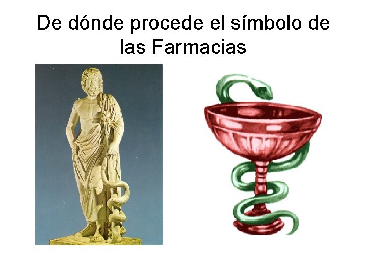 De dónde procede el símbolo de las Farmacias 