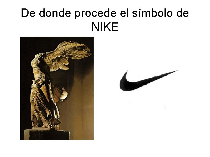 De donde procede el símbolo de NIKE 