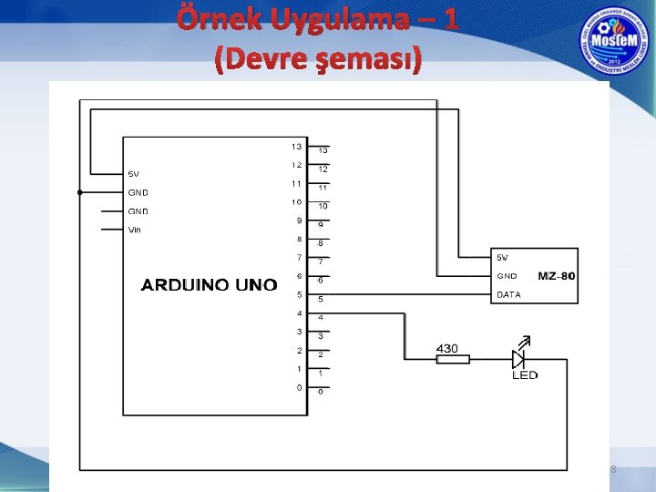 Örnek Uygulama – 1 (Devre şeması) 8 