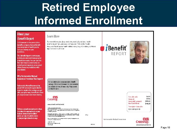 Retired Employee Informed Enrollment Page 18 