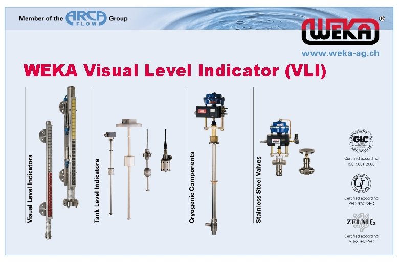 WEKA Visual Level Indicator (VLI) 