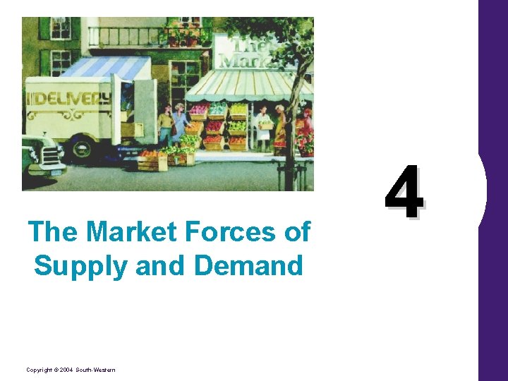 The Market Forces of Supply and Demand Copyright © 2004 South-Western 4 