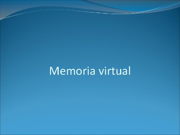 Memoria virtual 