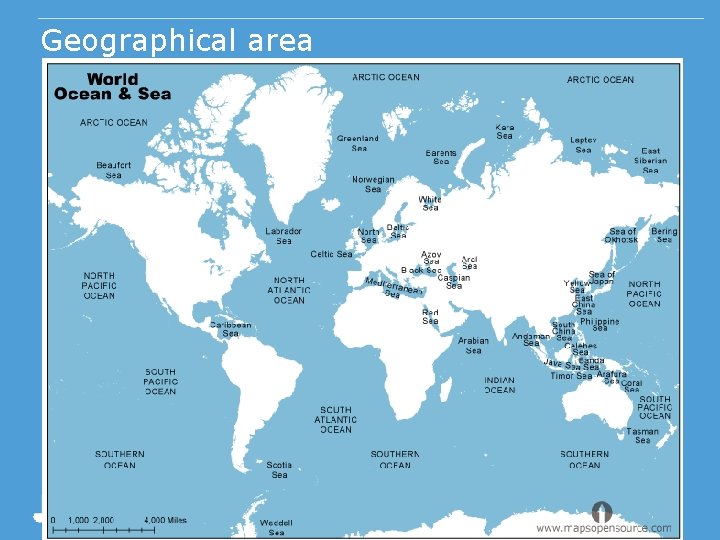 Geographical area 