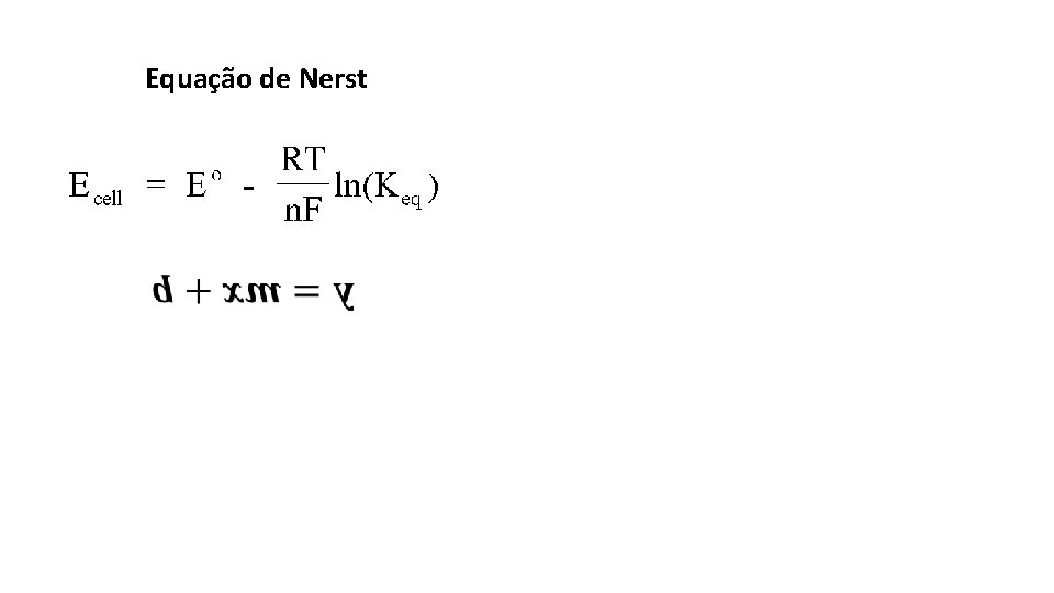 Equação de Nerst 