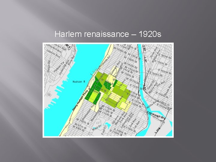 Harlem renaissance – 1920 s 