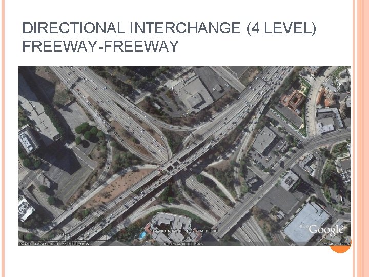 DIRECTIONAL INTERCHANGE (4 LEVEL) FREEWAY-FREEWAY 