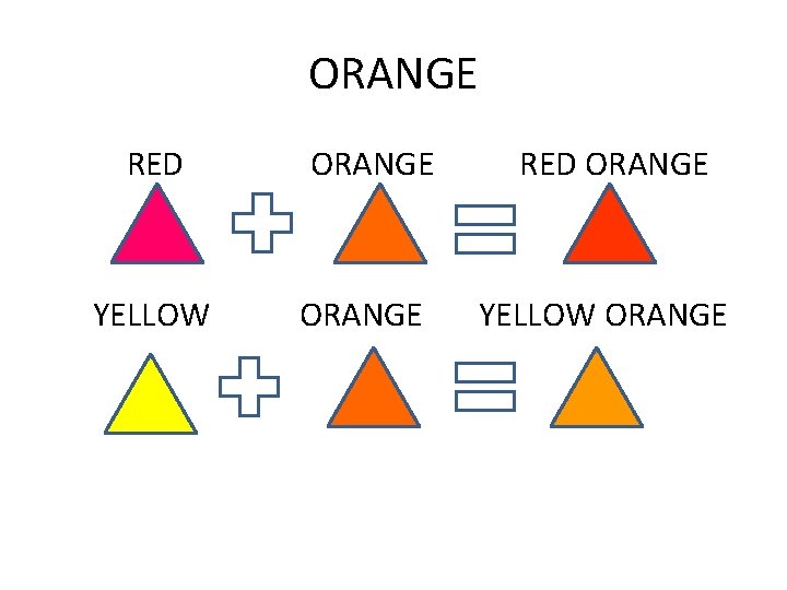 ORANGE RED YELLOW ORANGE RED ORANGE YELLOW ORANGE 